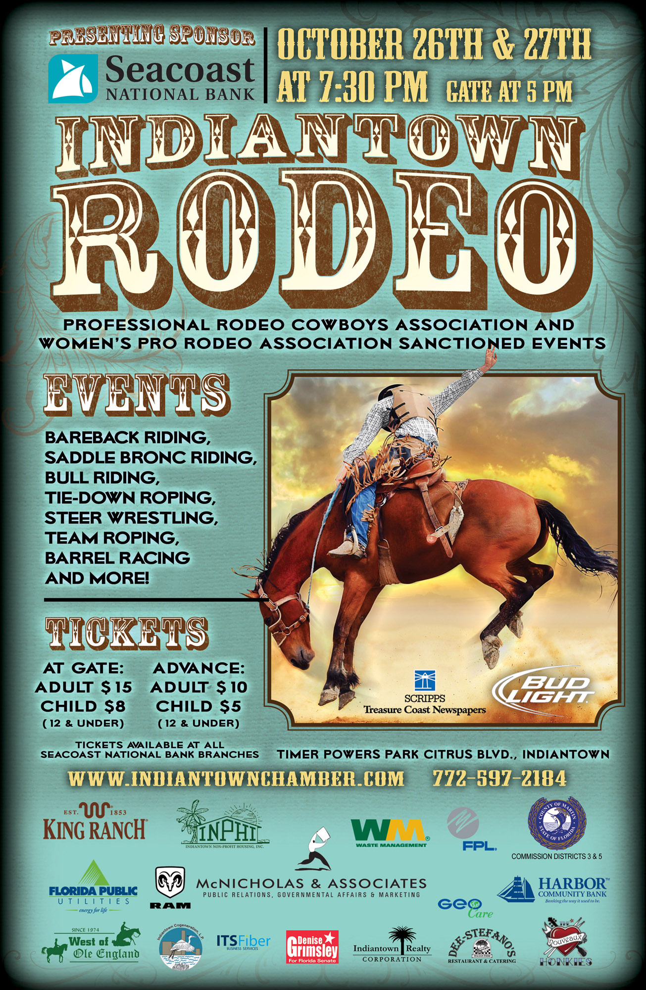 Indiantown Chamber of Commerce PRCA / WPRA 2nd Annual Rodeo